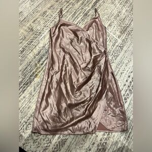 BCBGeneration Shimmering Pink Mini Dress